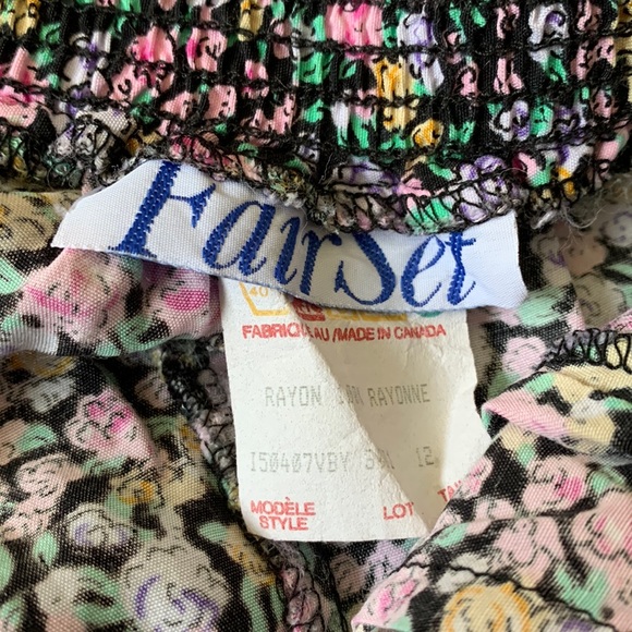 Fairest Vintage Floral High Waist Baggy Shorts - Picture 7 of 7